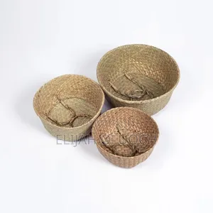 Firm Rattan Handmade Baskets For Decoration Still Available