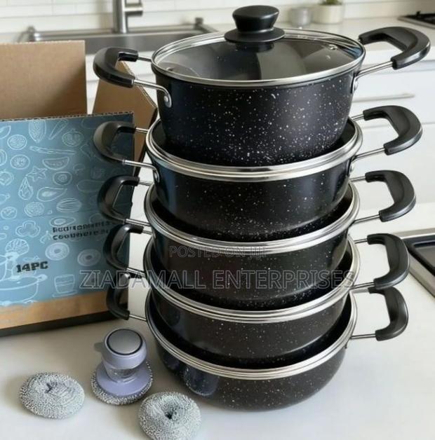 14-Piece Non-Stick Cookware Set – Ultimate Cooking Convenience