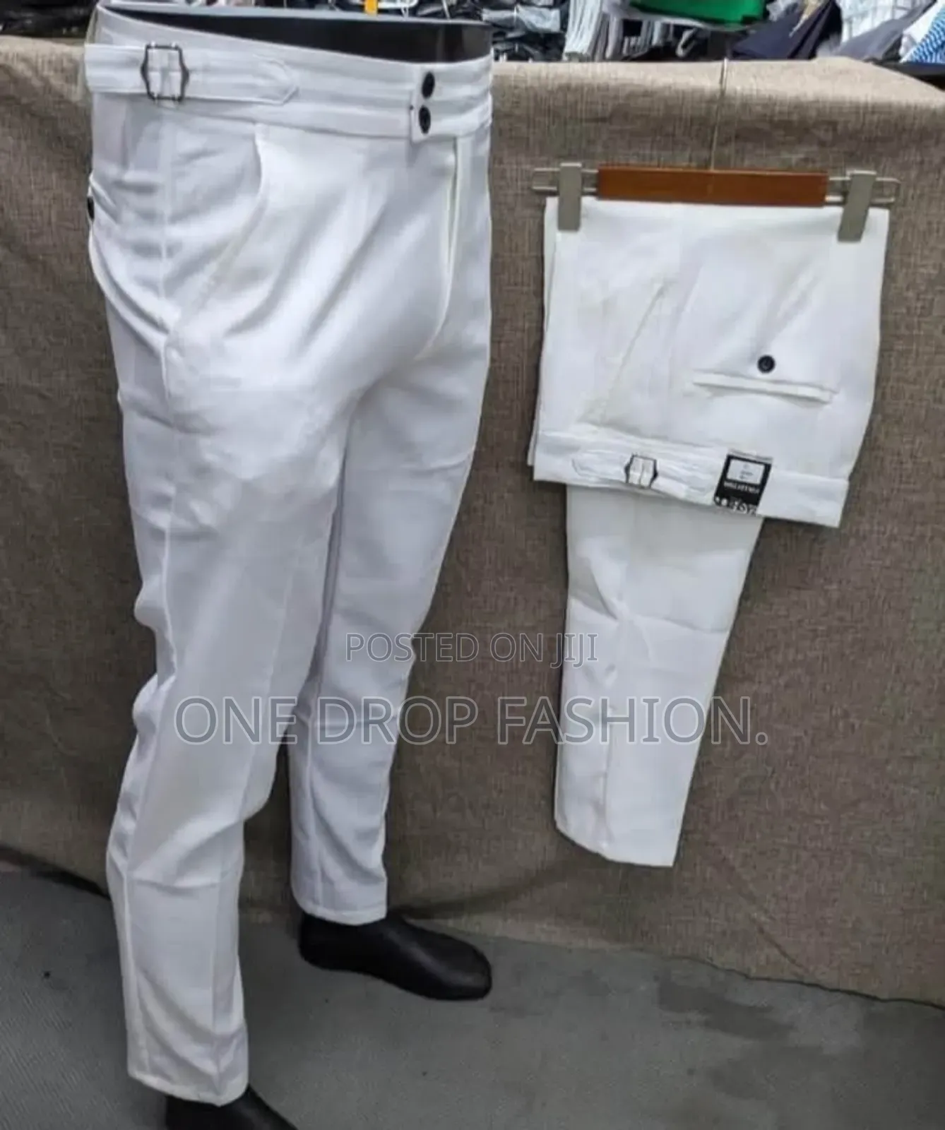 White Ghurka Pants
