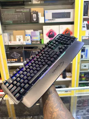 Hyper X Alloy Mkw100 Mechanical RGB Gaming Keyboard With Wrist Wrest