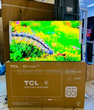 TCL 65′′ Premium Qd-Miniled Google Tv 144hz Dolby Vision and Atmos