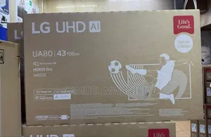 Lg 43′′ Ua80 Series Smart Ai Uhd Tv Latest Model
