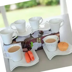 12pcs Cups and Saucers Set