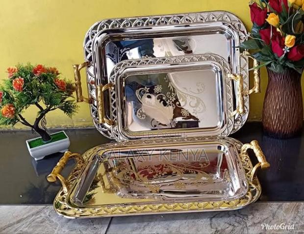 3pc Stainless Steel Tray