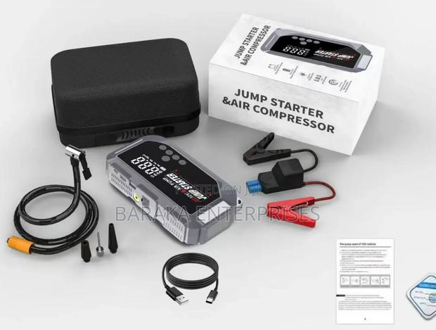 High Power Digital Jump Starter With Digital Compressor - main view
