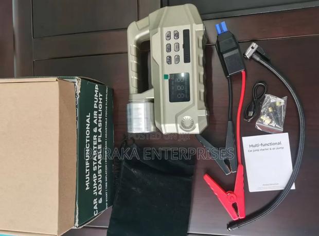 Digital Jump Starter Digital Compressor and Adjustable Flash Light