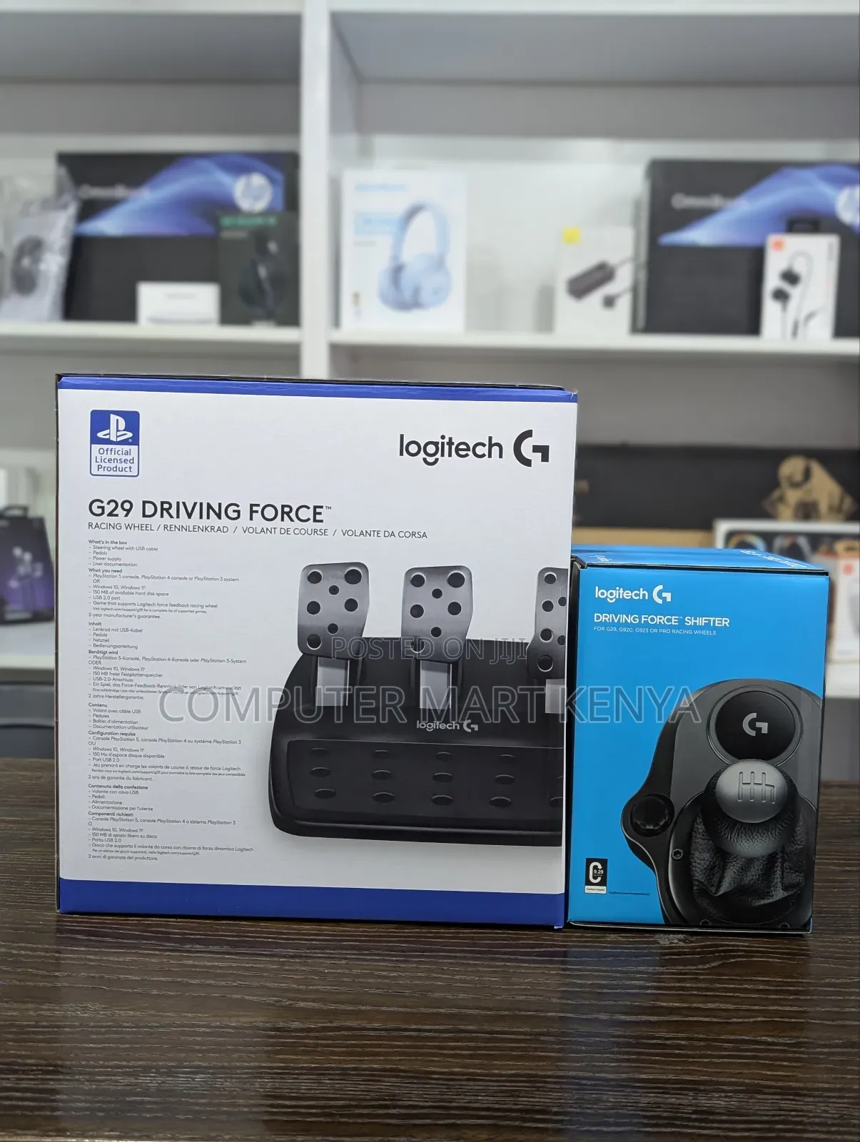 New Logitech G29 Driving Force With Logitech Driving Force Shifter