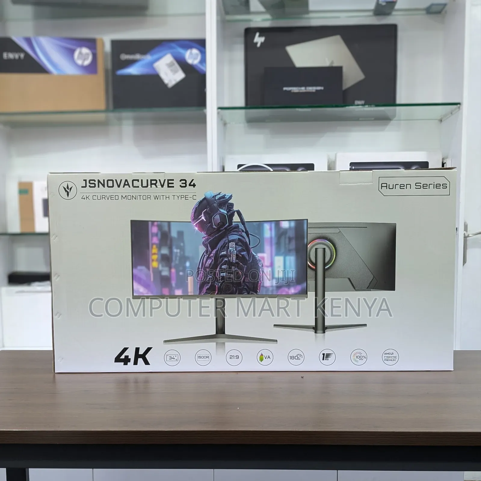 New Jsnovacurve 34inch 4k Monitor With Type C