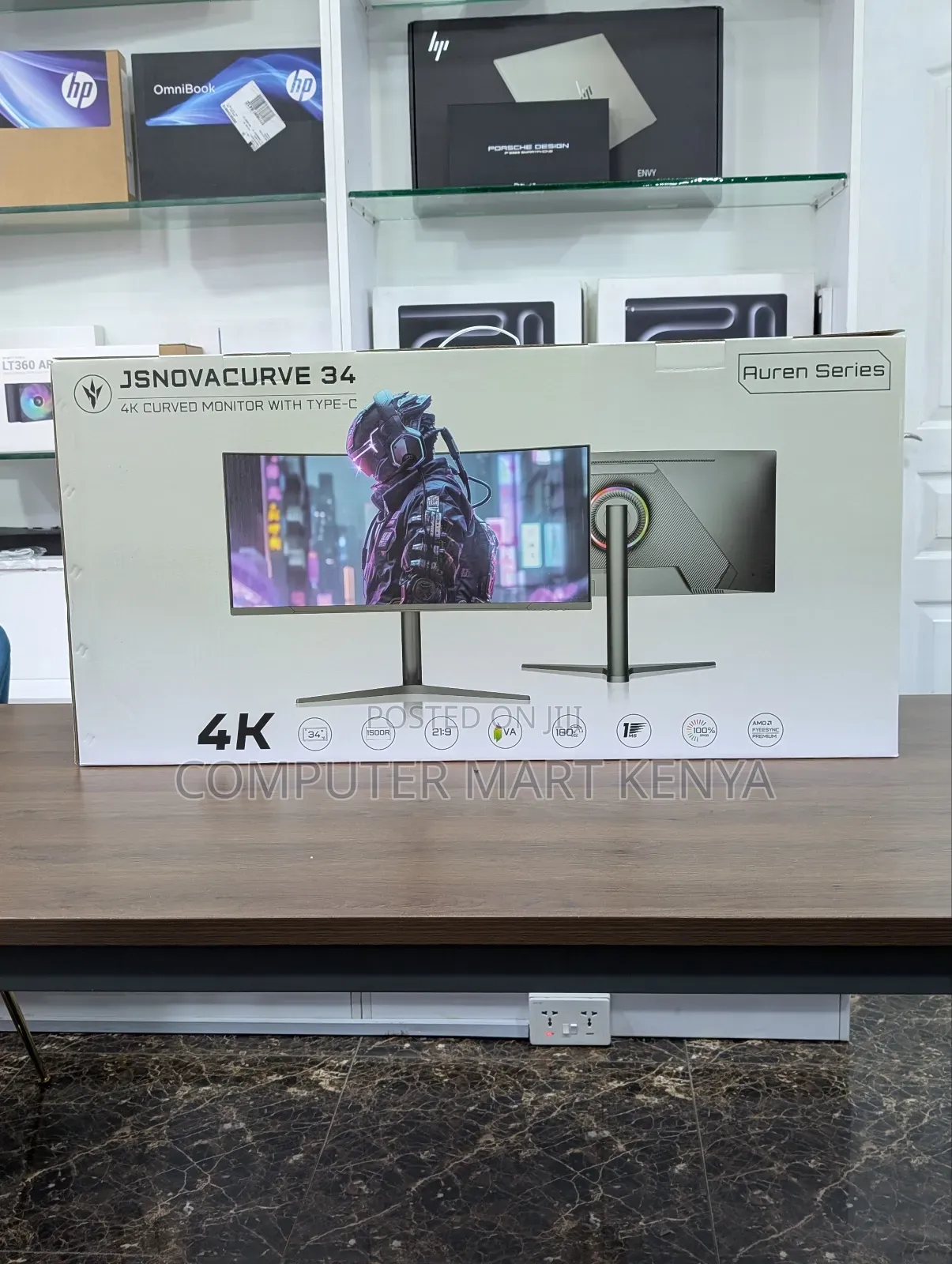 New Jsnovacurve 34inch 4k Monitor With Type C