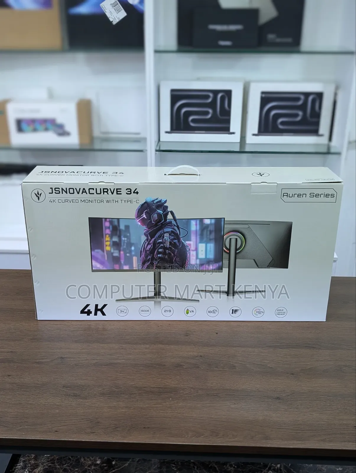 New Jsnovacurve 34inch 4k Monitor With Type C