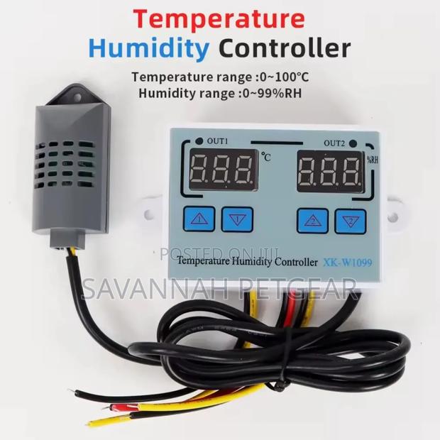 Xk-W1099 Temperature and Humidity Controller Digital Thermostat - thumbnail 3