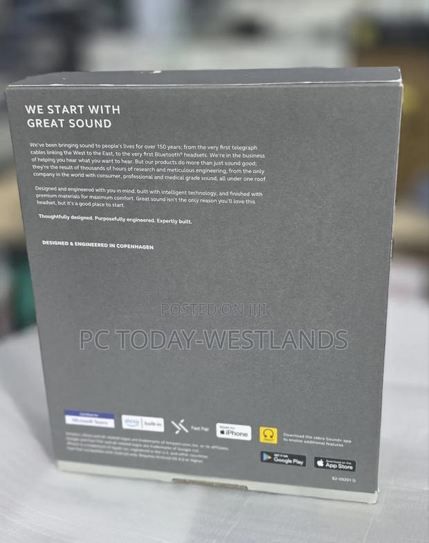 Jabra Evolve2 75 Stereo Wireless Headset Ms Teams Noise-Canceling - thumbnail 3