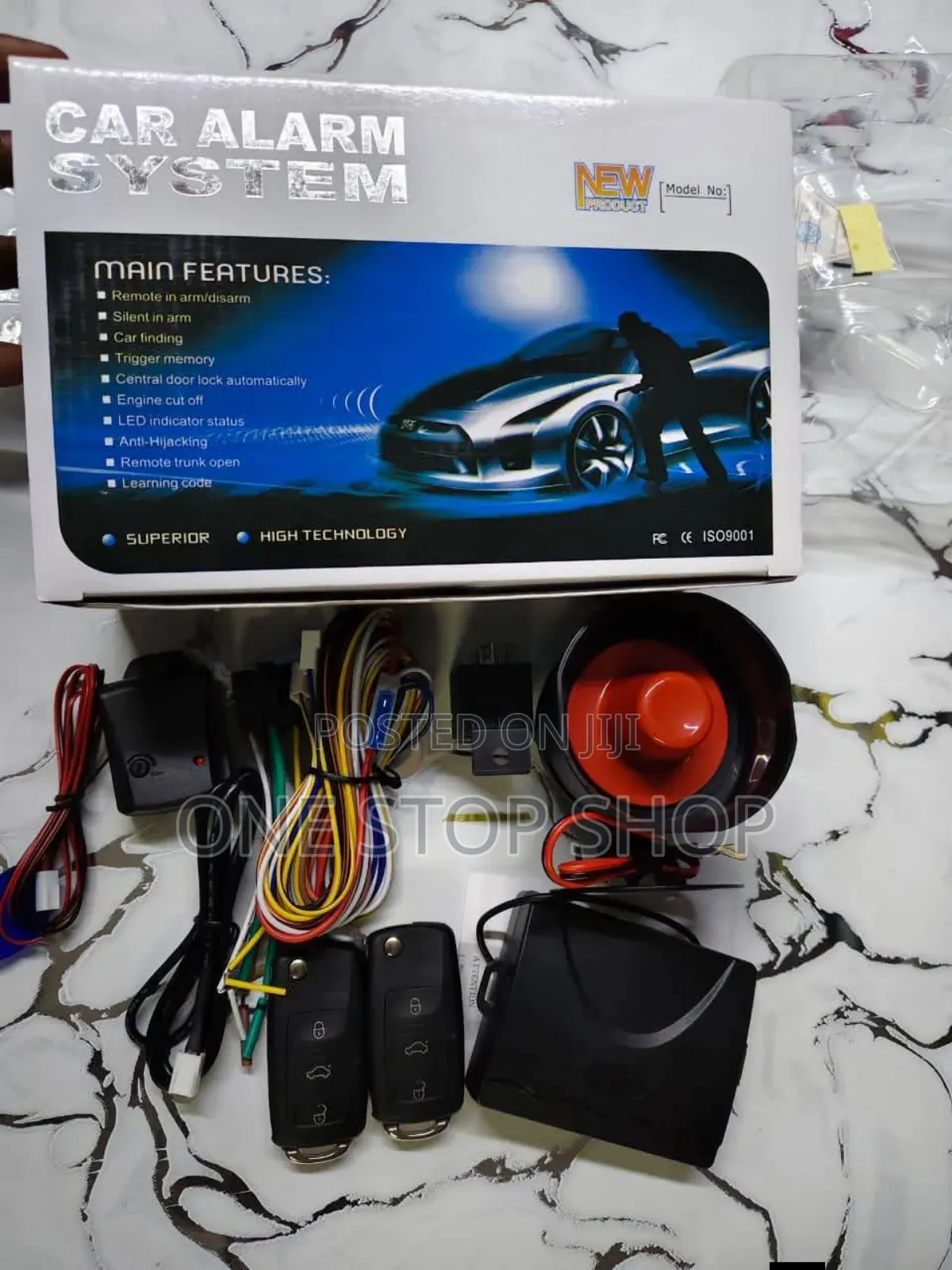 Car Alarm Compatible With All Car Models but No Cut Out