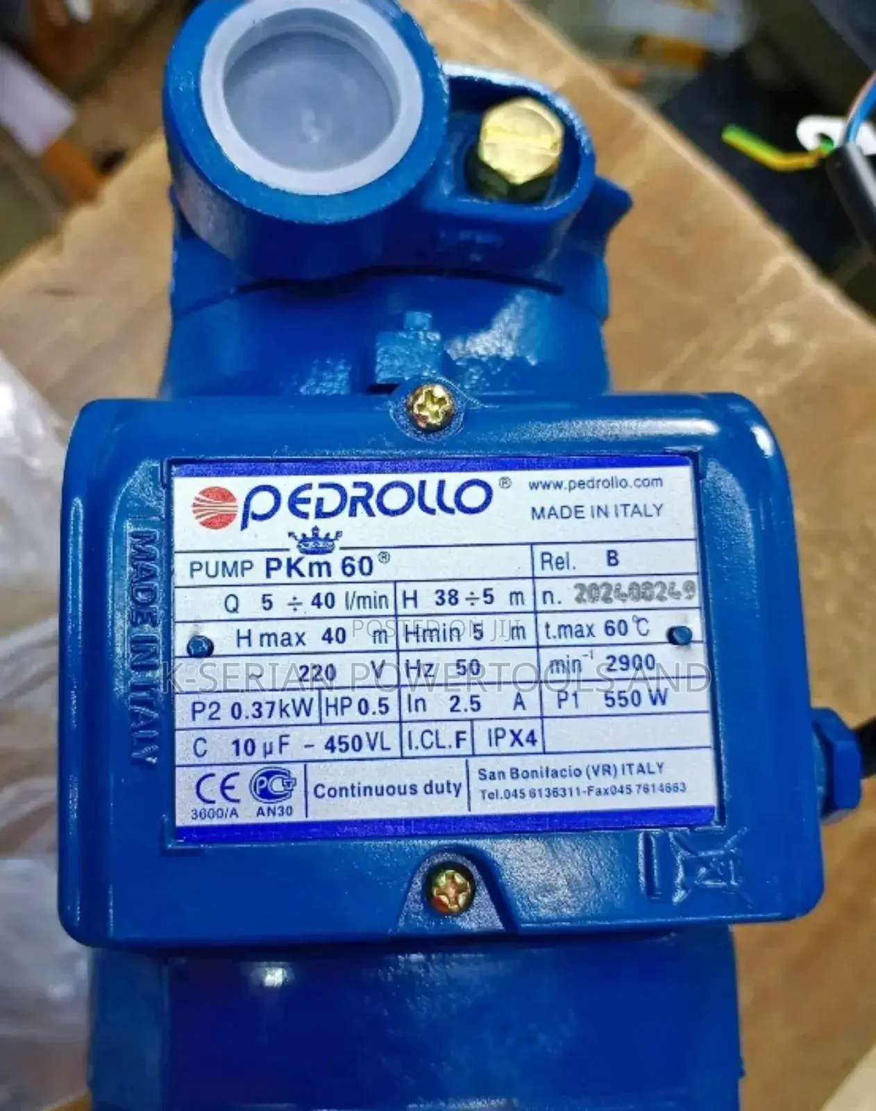 Hp 0.5 Pedrollo Water Pump/Surface Water Pump