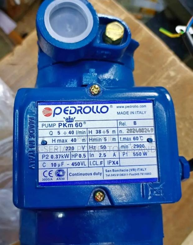 Hp 0.5 Pedrollo Water Pump/Surface Water Pump