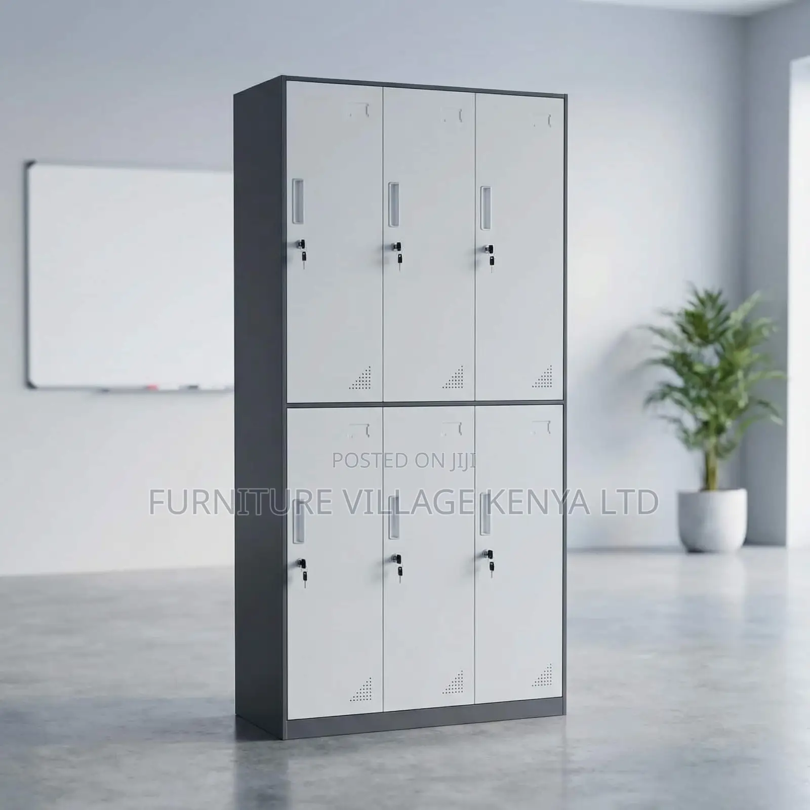 Office Cabinet; 6 Doors Metal Locker Storage Cabinet