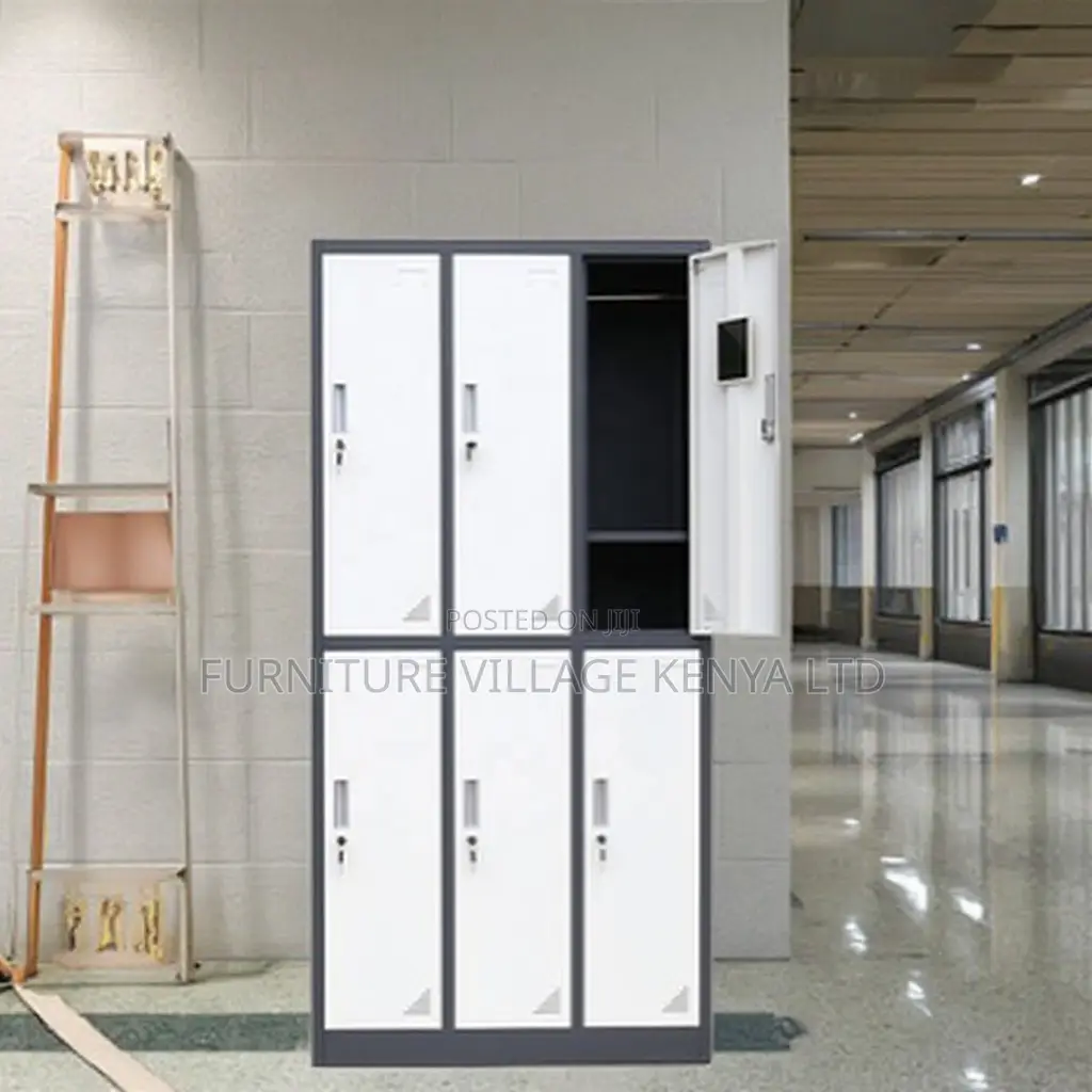 Office Cabinet; 6 Doors Metal Locker Storage Cabinet