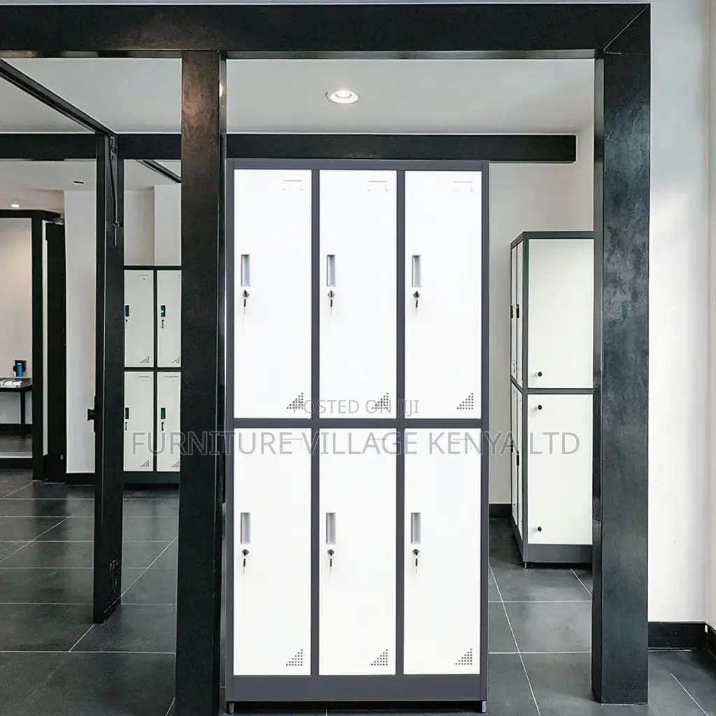 Office Cabinet; 6 Doors Metal Locker Storage Cabinet