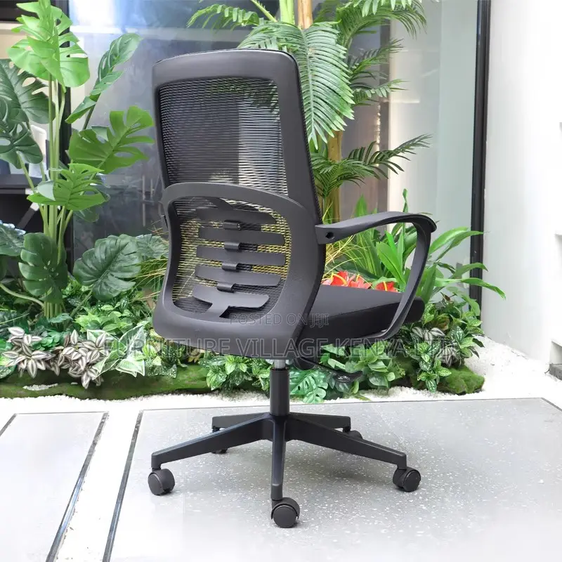 Office Chair; Ergonomic Medium Back Office Seat