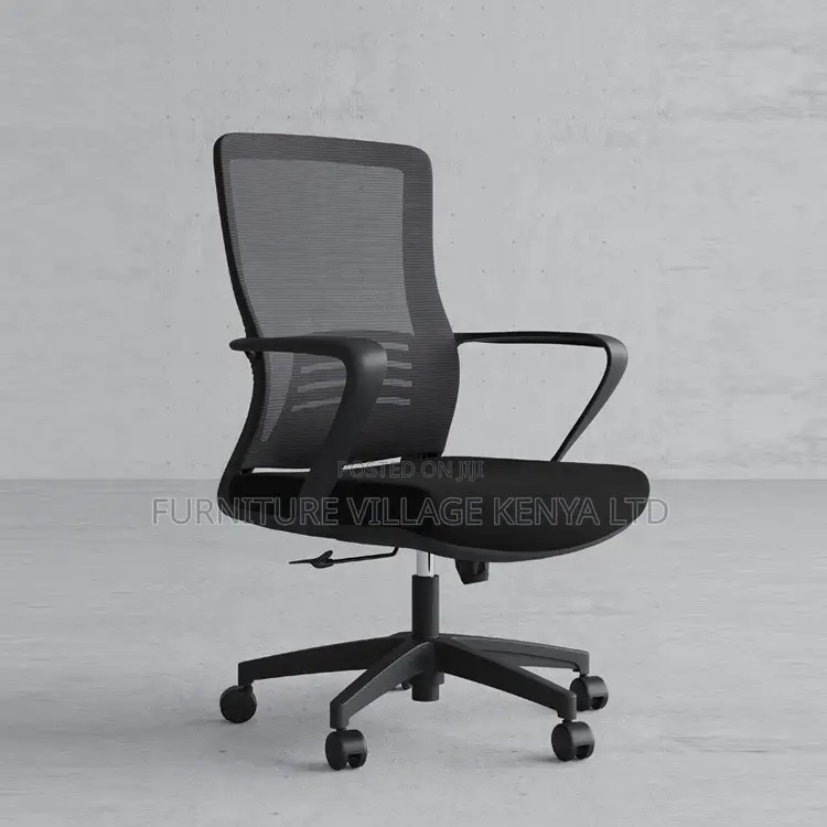 Office Chair; Ergonomic Medium Back Office Seat