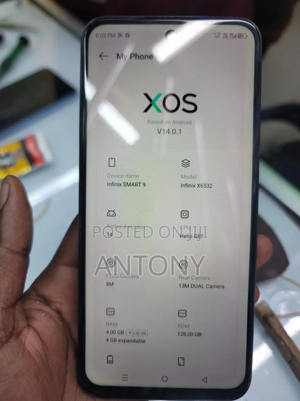 Infinix Smart 9 128 GB Black - main view