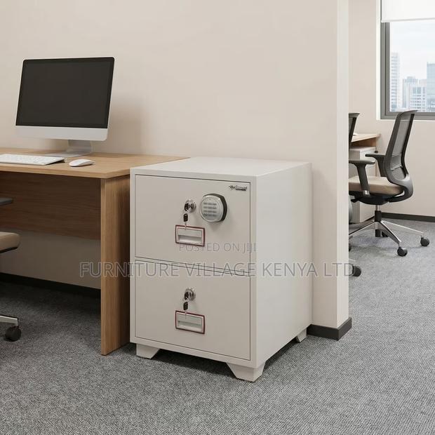 Office Cabinet; 2-drawer Fireproof Office Safe Cabinet