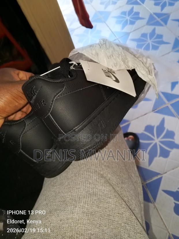 Airforce Af1 Plain Black - thumbnail 3