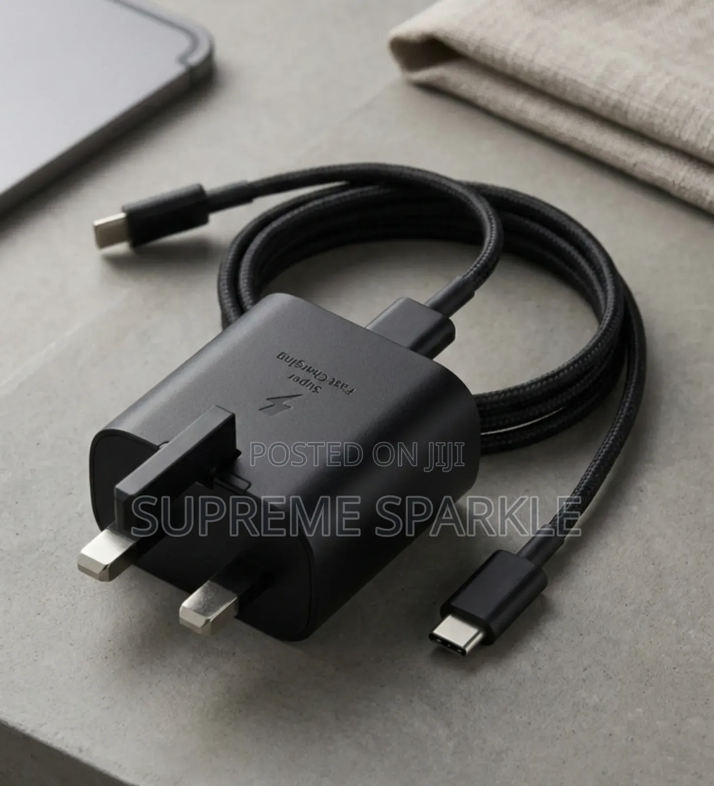 Samsung 25w Usb-C Power Adapter (Ep-T2510) With C to C Usb Cable.