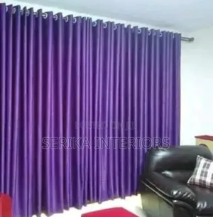 Purple Curtains Stitched Curtains Environmental Friendly Robertson's