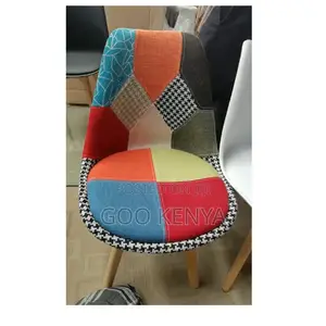 Home Chair; Padded Eames Dining Chair With Durable Wood Or Metal Legs