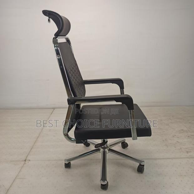 Office Chair : High-Back Executive Office Chair With Quilted Design, - thumbnail 8