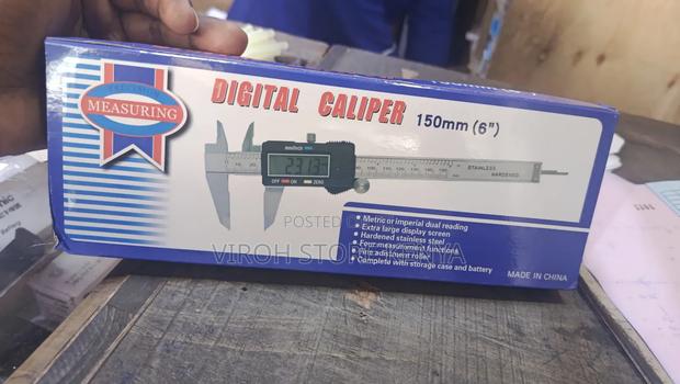 150mm (6") Digital Caliper - Stainless Steel Electronic Micrometer