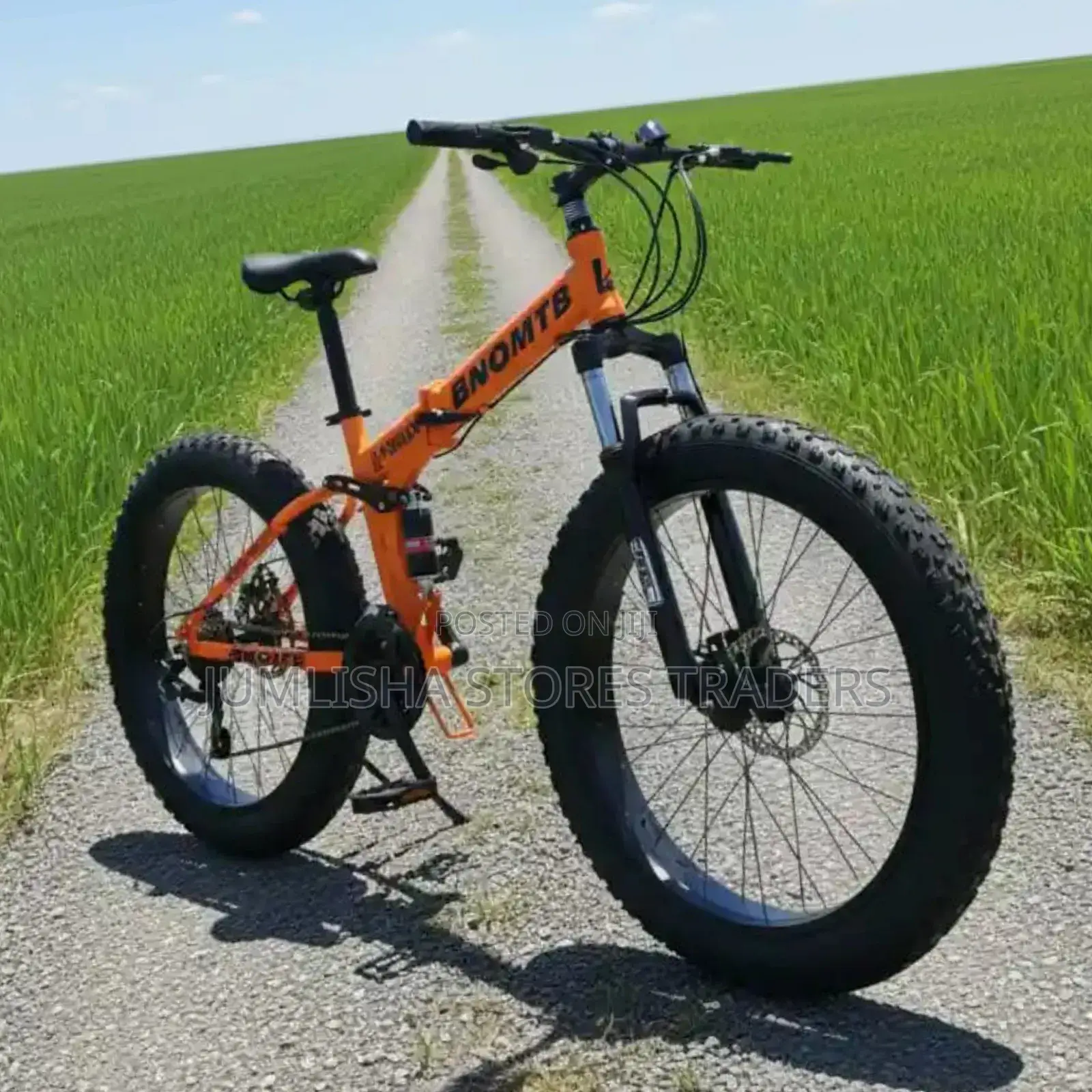 Foldable Fat Bike With Dual Suspension