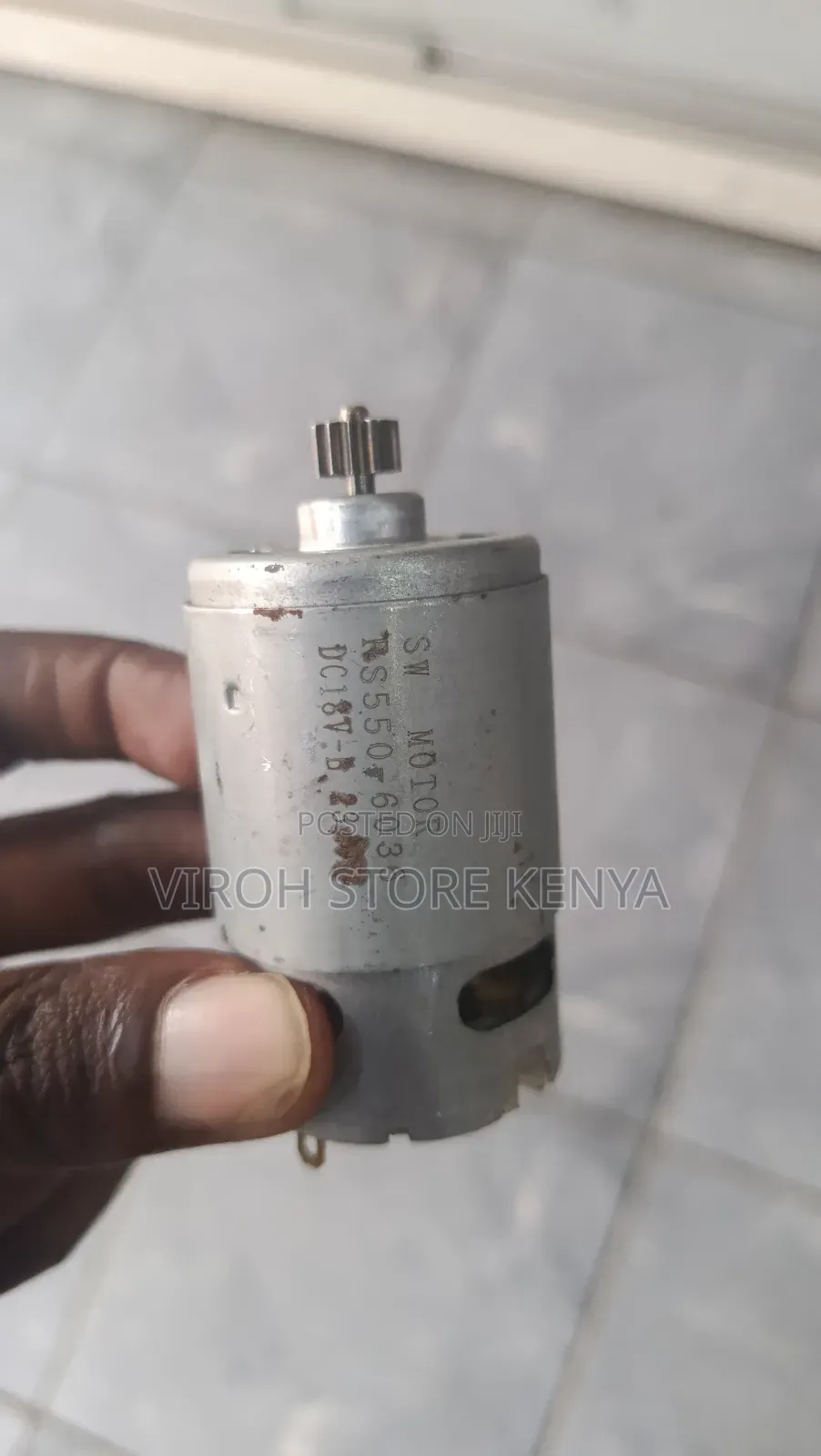 High Speed 18v Motor With 12 Teeth Gear