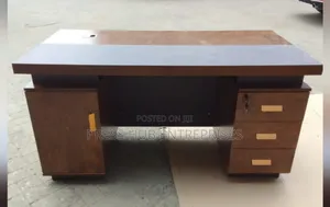 Executive Desk Polished Wood Office Desk√^^