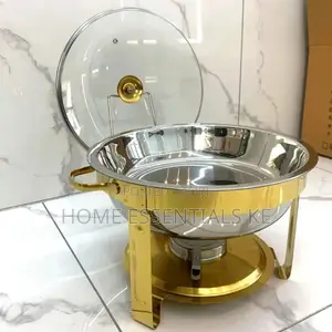 5l Elegant Round Stainless Steel Chafing Dish