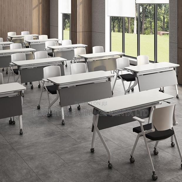 Foldable Table; 1200mm Foldable Training Office Table - thumbnail 3