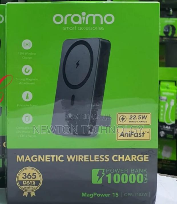 Oraimo Magpower 15 Opb-7102w 10000mah Magnetic