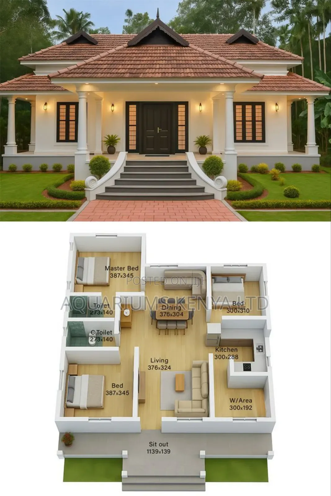 Above-Ground Bungalow Design Construction Contractor in Kenya