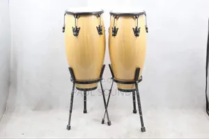 Professional Wooden Conga Drums Set (Pair)