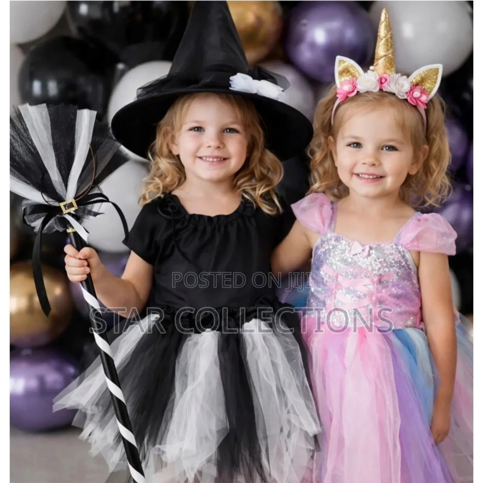 3 in 1 Kids Witch Costume Set
