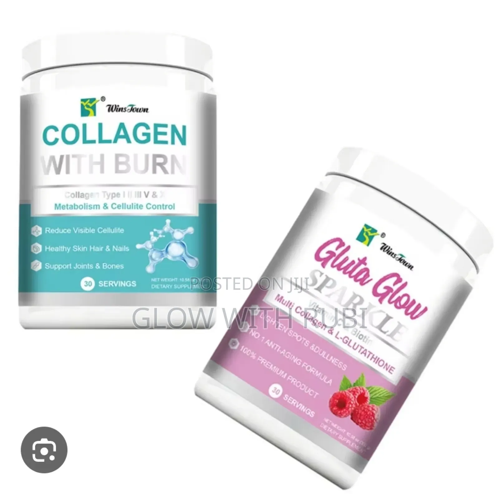 Collagen With Burn + Gluta Glow Sparkle Combo