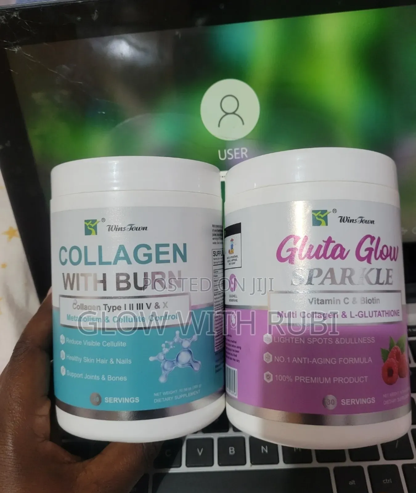 Collagen With Burn + Gluta Glow Sparkle Combo