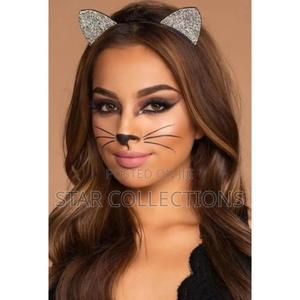 Simple Silver Cat Ear Headband - thumbnail 2