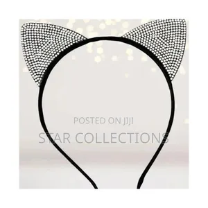 Simple Silver Cat Ear Headband