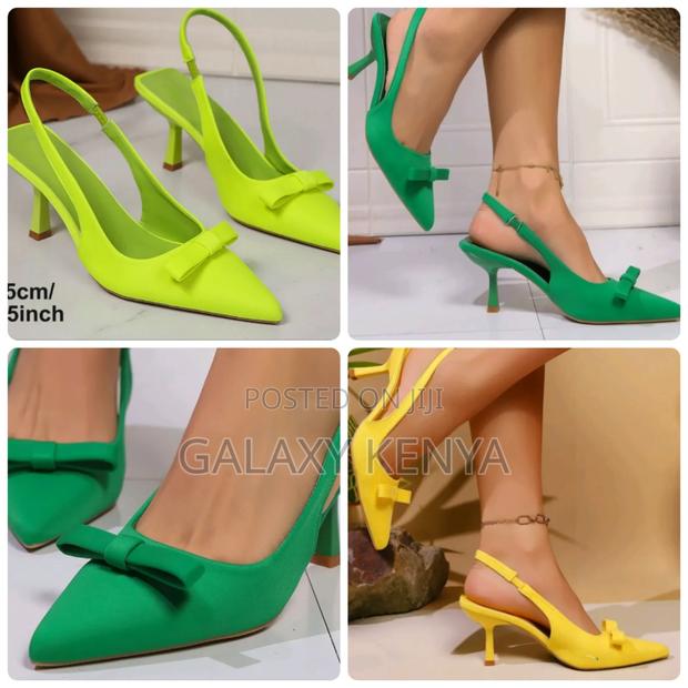 Green/Yellow Heels - (37 to 42)