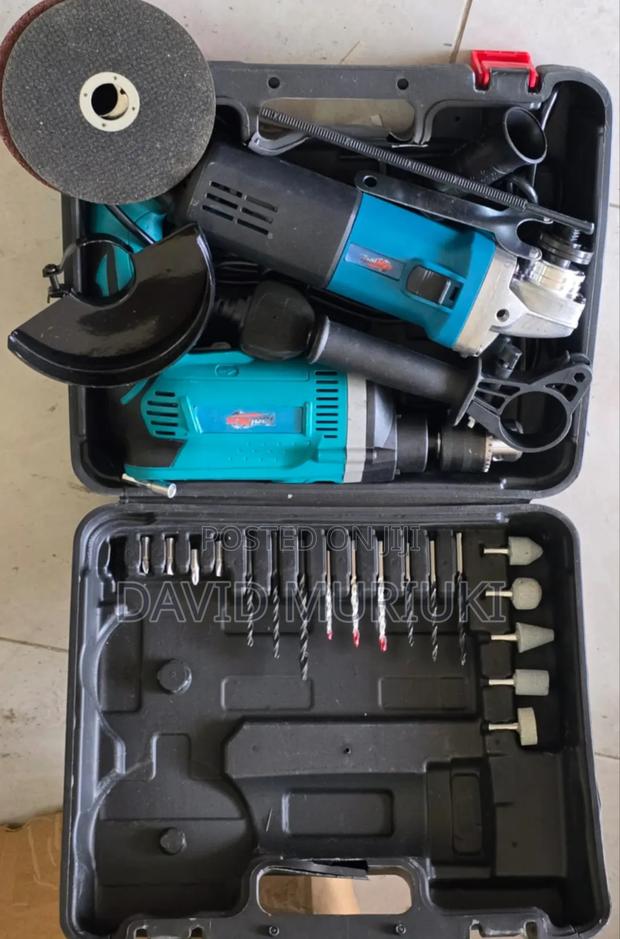 Toolmax Grinder +Drill. Combo