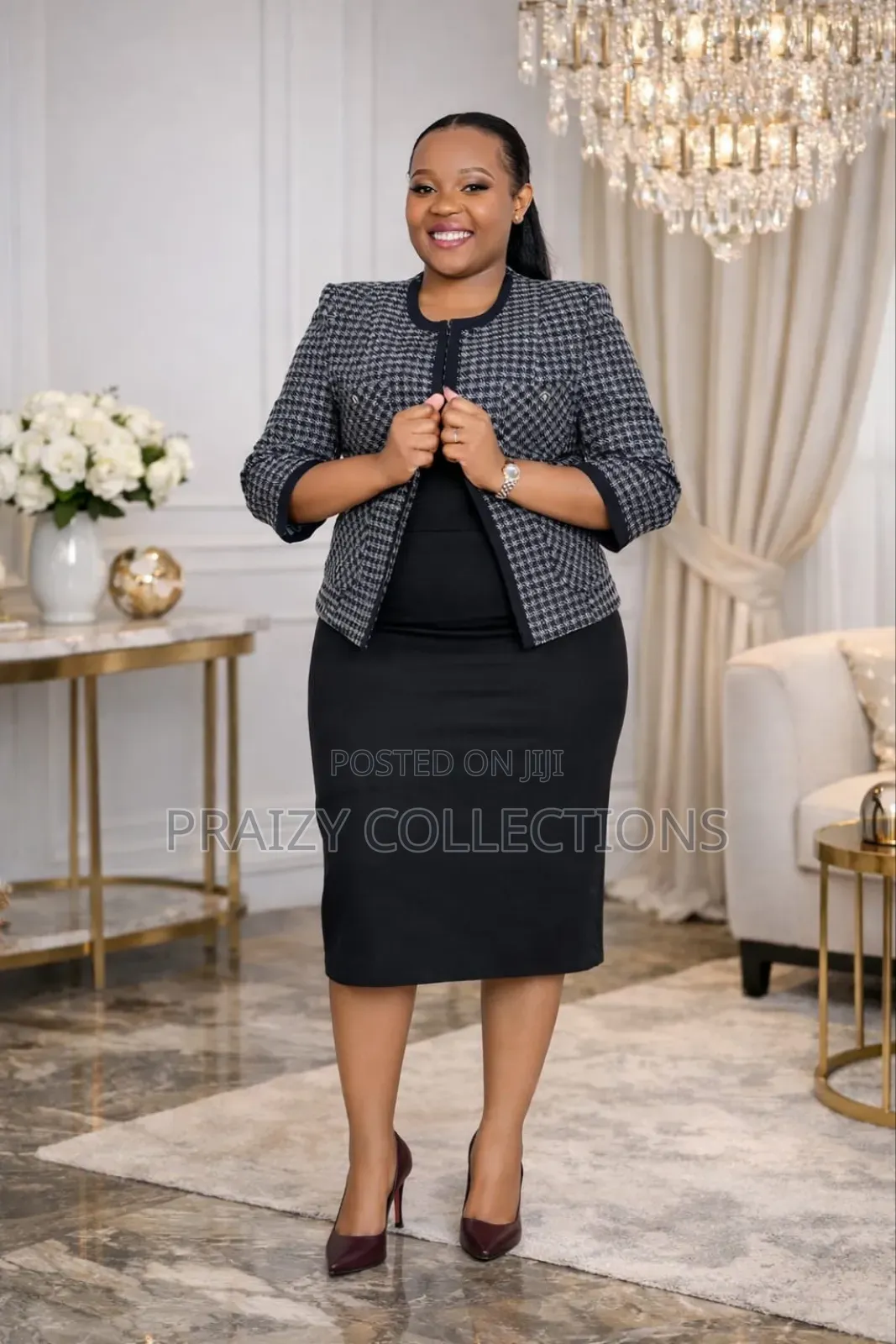 2-Piece Set Dress Plus a Coat