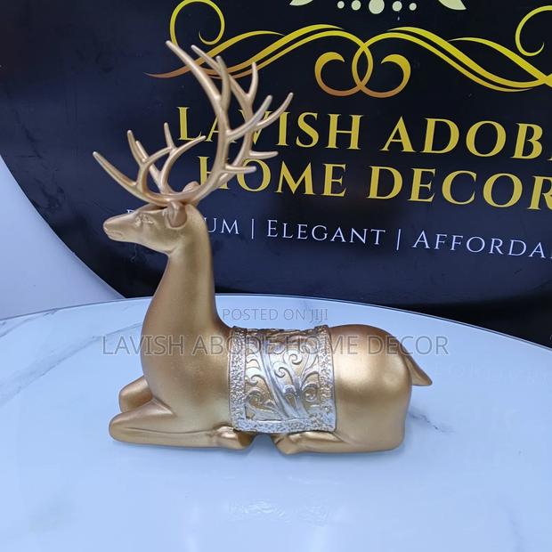 1 Pc Decorative Deer Gold