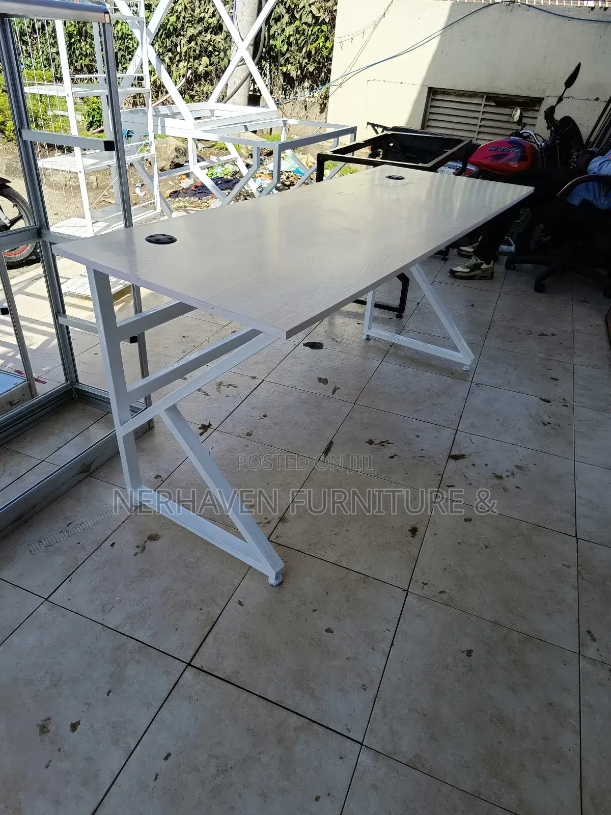 Double Frame Office Study Table